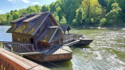Mureck, schwimmende Mühle Mureck, schwimmende Mühle